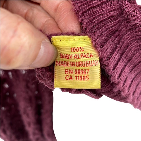 Catherine Malandrino Alpaca V Neck Knit Sweater - Picture 11 of 12